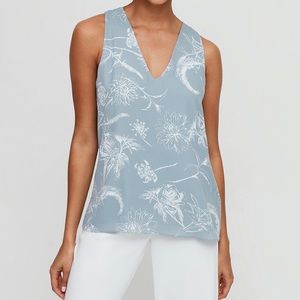 Aritzia Babaton Blue Maddox Blouse | XXS